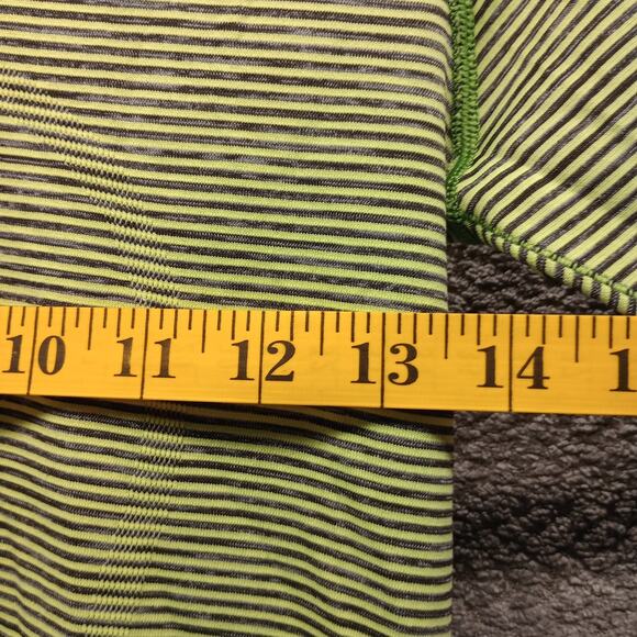 Lululemon Swiftly Tech Women Long Sleeve Stripe Top Energy Lime Green - Picture 4 of 6